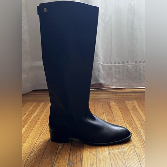 NWOT- J.Crew Black tall equestrian boots, 7.5 - excellent! - Picture 5 of 5